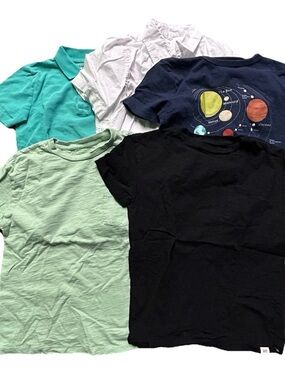 Boys Short Sleeve Shirts Gap J. Crew Polo Button Down T Shirts Size Medium (8)